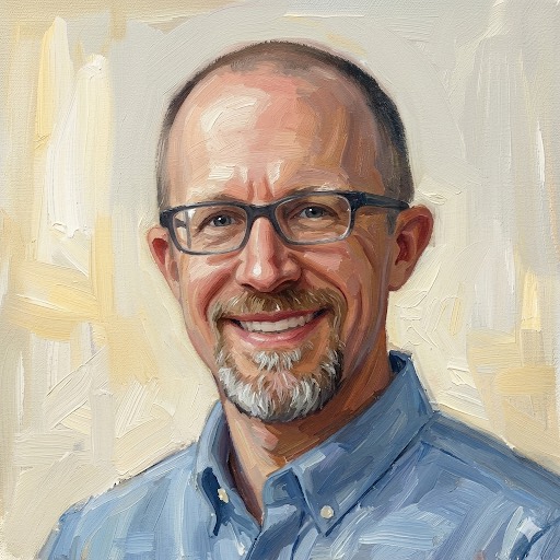 Painted portrait of Tyler Stahl